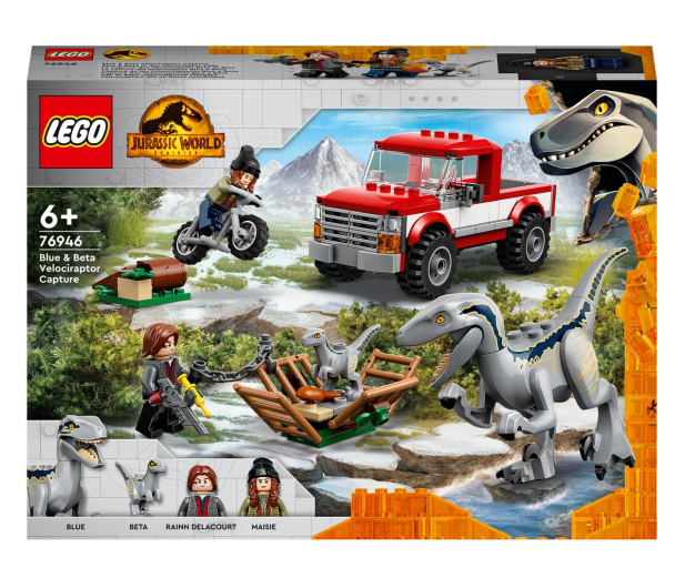 LEGO Jurassic World 76946 Schwytanie welociraptorów Blue i Bety - 1037685 - zdjęcie